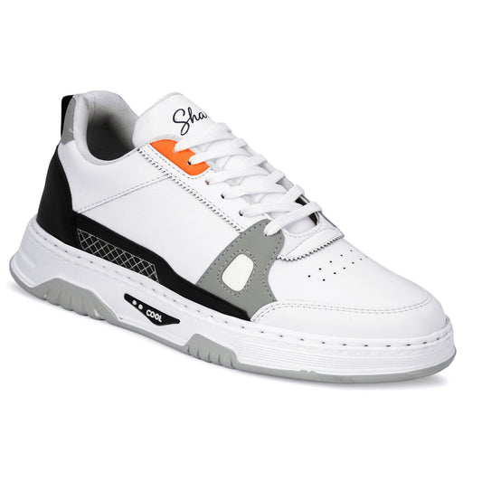 Sharvé Cool Series Men’s White Street Style Sneakers