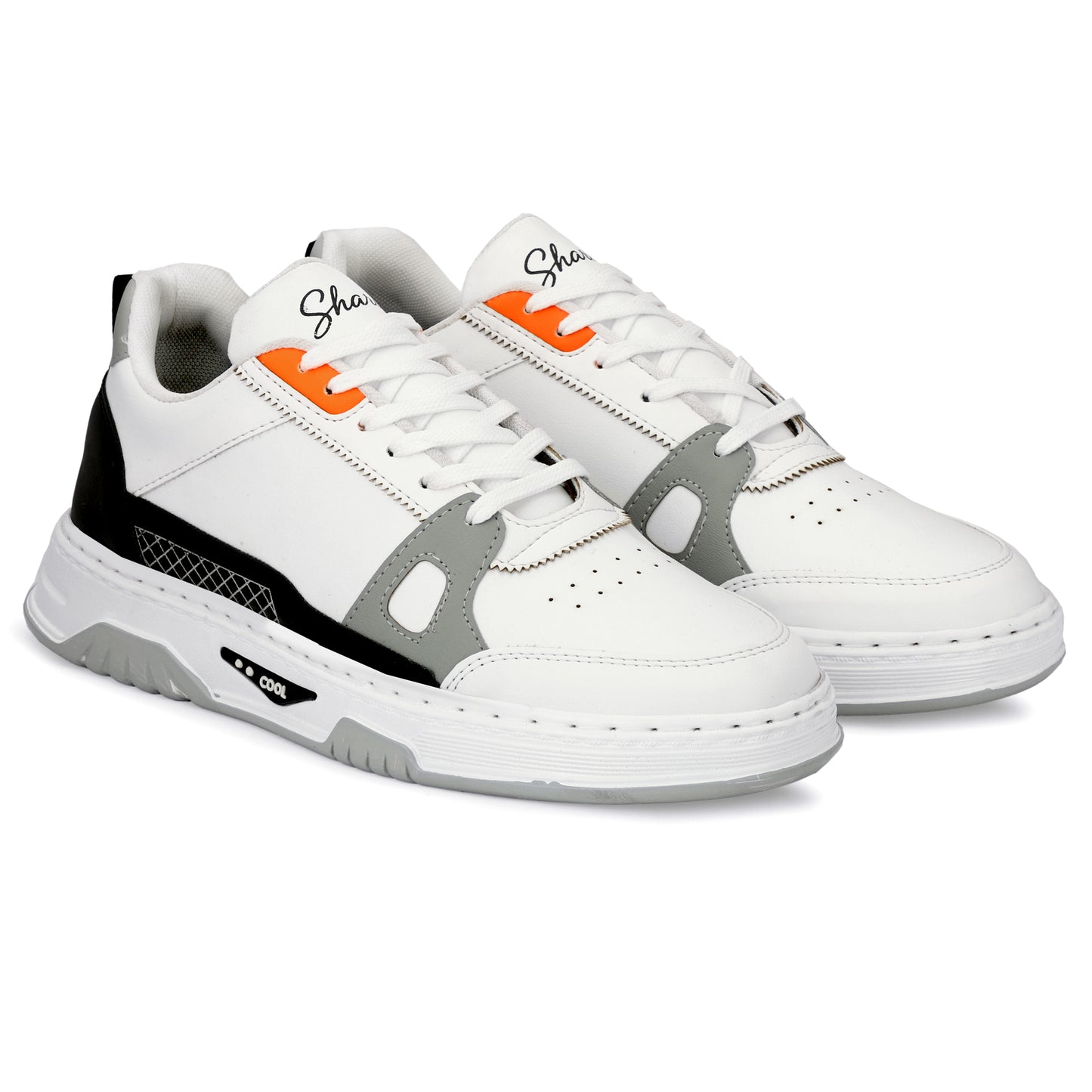 Sharvé Cool Series Men’s White Street Style Sneakers