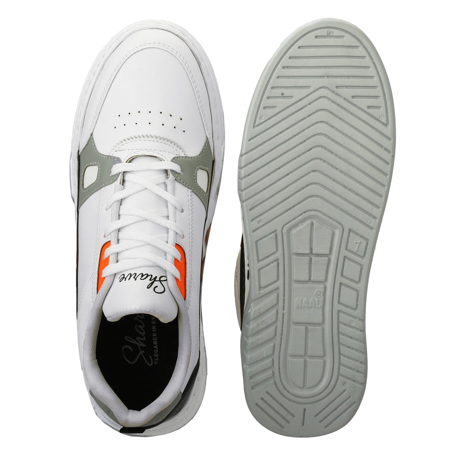 Sharvé Cool Series Men’s White Street Style Sneakers