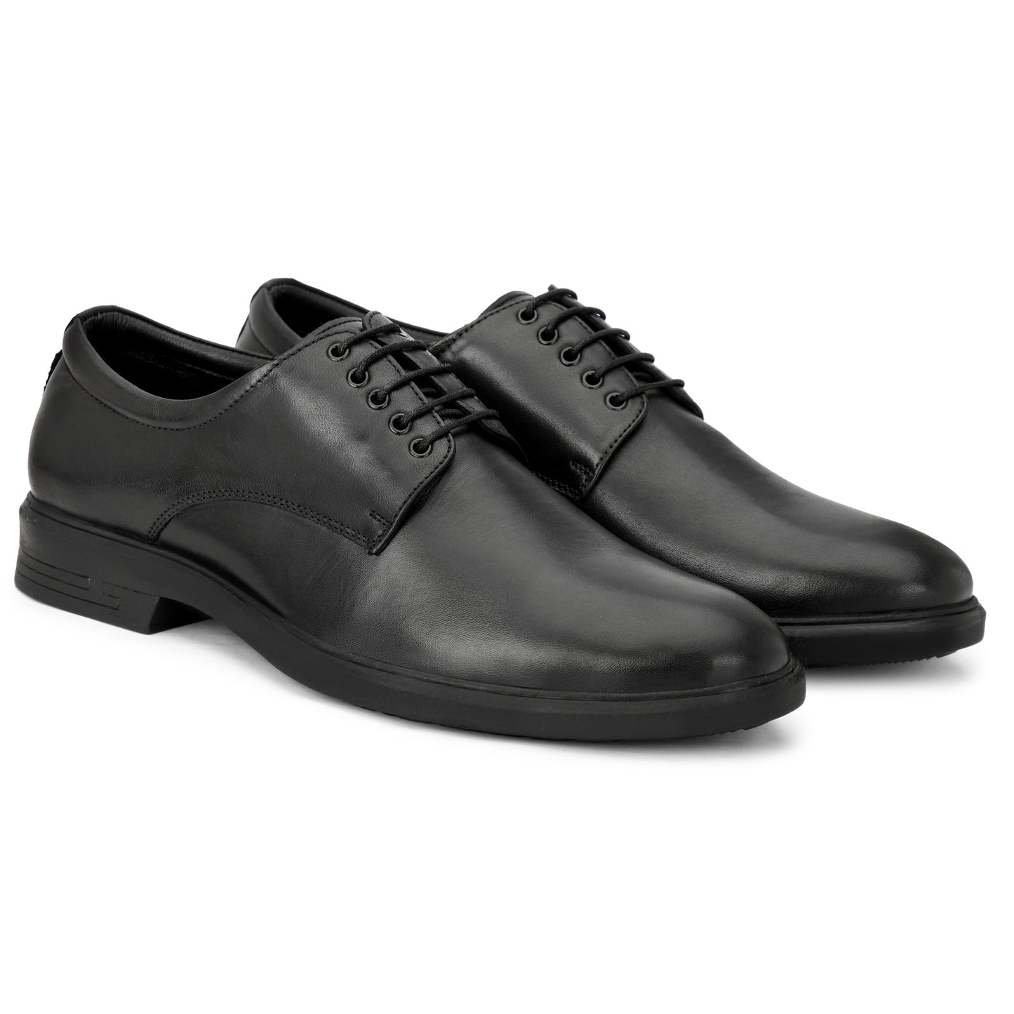 Sharve Executive Black Derby Formal Shoes