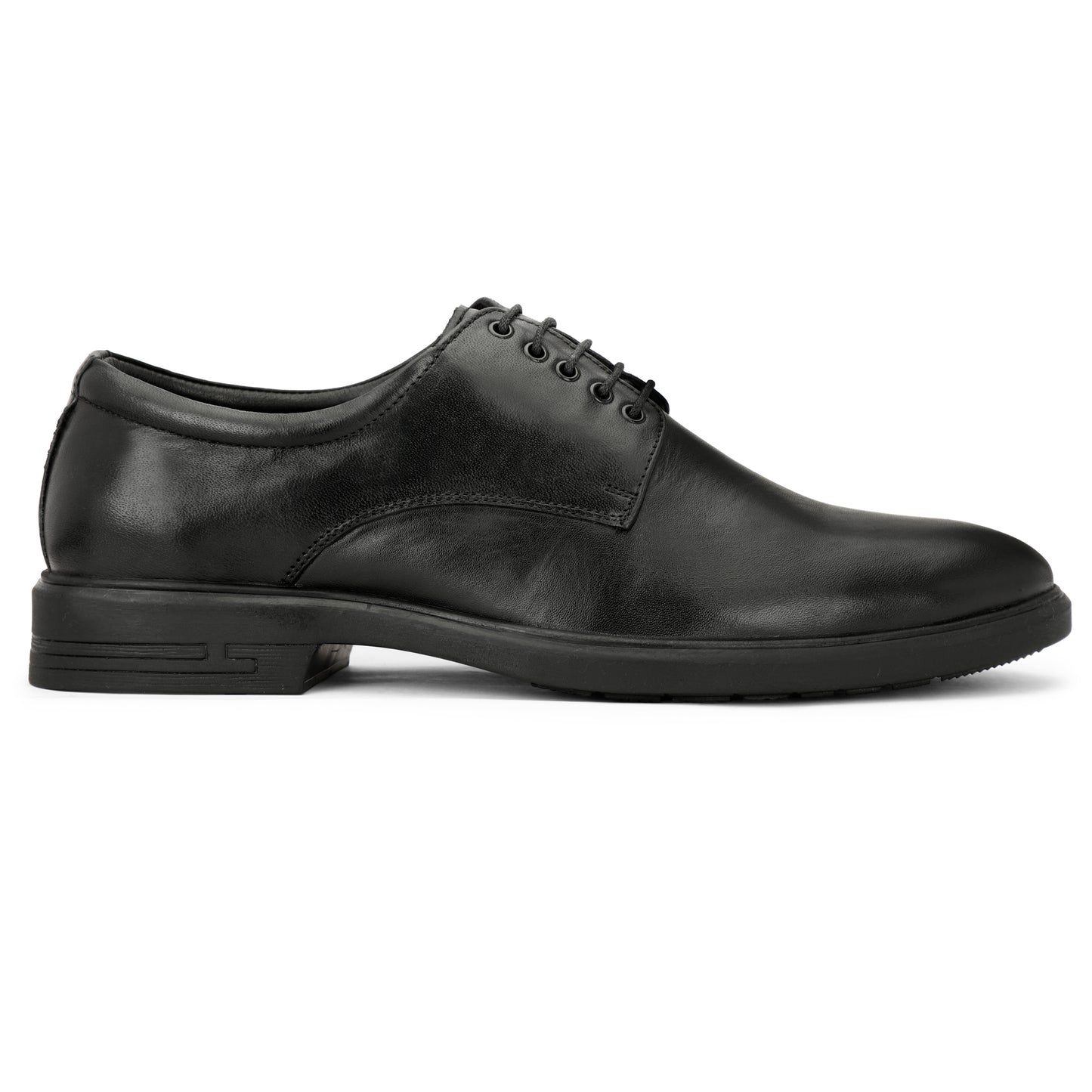 Sharve Executive Black Derby Formal Shoes