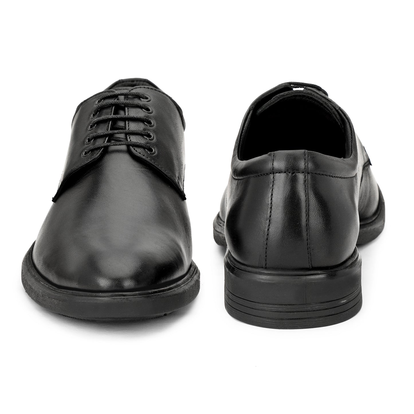 Sharve Executive Black Derby Formal Shoes